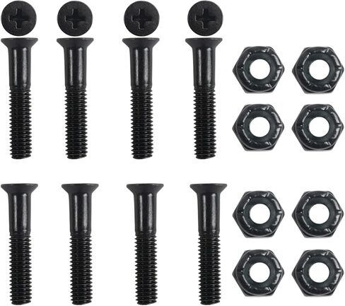 Dime Bag Skateboard Bushings (for 2 Trucks) + Red Riser Pads and 1" Phillips Hardware (96A Red) in Kuwait