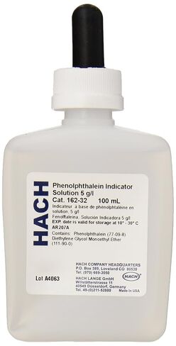 محلول مؤشر هاتش فينولفثالين، 5 جم/لتر، 100 مل MDB (APHA)، 16232 in Kuwait