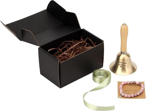 Cancer Bell Ringing Gift Set, Cancer Survivor Gifts, Keepsake End of Chemo, Last Day of Chemo Treatment Gift, The Day I Rang the Bell Ornament, Cancer Free Ceremony, Cancer Recovery Ornament in Kuwait