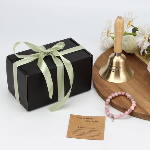 Cancer Bell Ringing Gift Set, Cancer Survivor Gifts, Keepsake End of Chemo, Last Day of Chemo Treatment Gift, The Day I Rang the Bell Ornament, Cancer Free Ceremony, Cancer Recovery Ornament in Kuwait