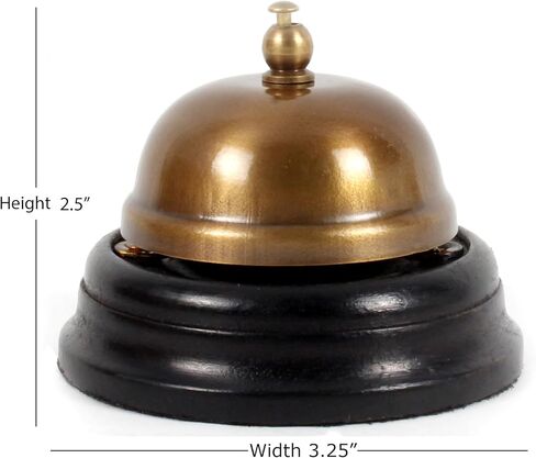 Antique Brass Classic Service Desk Bell in Saudi Arabia