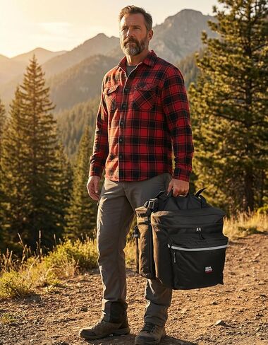 KEMIMOTO Bike Panniers 3 في 1، حقيبة دراجة 34 لتر مع حزمتين تبريد معزولتين 9 لتر، حقيبة سرج الدراجة تتضمن غطاء مطر مقاوم للماء، ملحقات ركوب الدراجات للتخييم والتسوق وركوب الدراجات على الطرق، أسود in Saudi Arabia