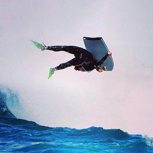 Bodyboard Leash Coiled Rope 4FT |Surf Accessories Replacement Surfboard Leash Red and Yellow in Kuwait