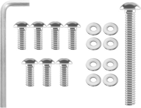38Pcs Stainless Steel Inner Batwing Fairing Bolt Windshield Trim Screw, Motorcycle Windshield Bolts Fit for Harley Touring Street Glide Tri Glide Road Glide Trike Electra Glide models 1996-Up in Kuwait
