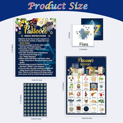 بطاقات عيد الفصح بينغو لـ 24 لاعبًا، بطاقات عيد الفصح وديكورات هدايا الحفلات، أنشطة العطلات العائلية ومستلزمات ألعاب البنغو للبالغين in Kuwait