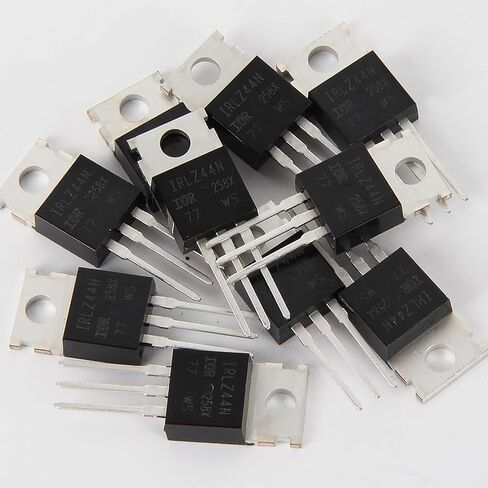 20PCS IRLZ44N MOSFET 47A 55V IRLZ44NPBF N-Channel Power MOSFET Transistor Logic Level Mosfets 47 Amp 55 Volt TO-220 in Saudi Arabia