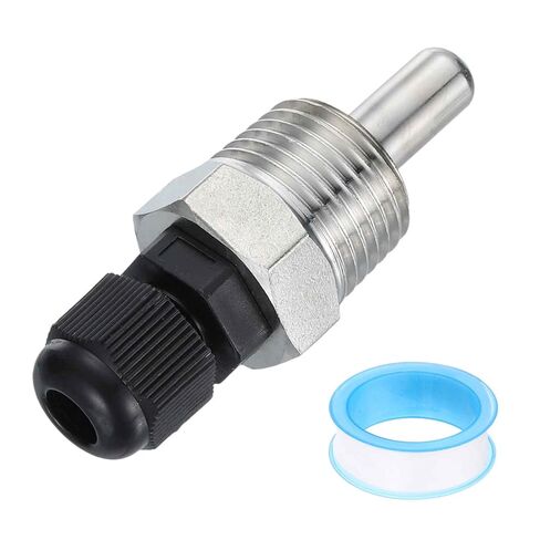 MECCANIXITY G1/2 Thermowell Weldless, 304 Stainless Steel 8mm Dia Temperature Sensor Thermowell with 200mm Cable Gland and Tape for Home Brewing Beer Fermenter, White in Saudi Arabia