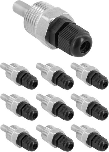 10PCS 304 Stainless Steel Thermowell, 30mm Waterproof 1/2inch NPT Thread Thermowell For Temperature Sensor for Beer Fermenter(30mm) in Saudi Arabia
