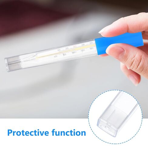 Thermometer Protective Cases 3 Pack Storage Tubes for Acupuncture Tools and Temperature Probes Portable Thermometer Carrier with Cap for Safe and Organized Storage in Saudi Arabia