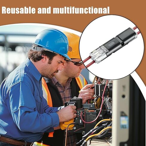 50 قطعة من وصلات الأسلاك المزدوجة مع مشبك قفل، أدوات تثبيت سريعة المشبك، كتل تثبيت متعددة الأغراض لمصابيح الشريط، صناعة يدوية، ديكور منخفض الجهد ومجموعات نماذج 2 دبوس in Kuwait