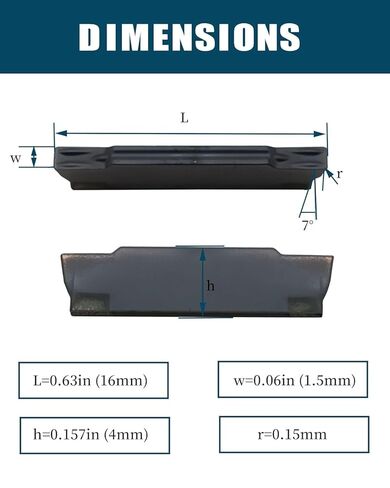 MGMN200-G مع MGEHR1010-2 قطع الحز + MGMN200 مع 5/8 حامل الأدوات كربيد الحز in Kuwait
