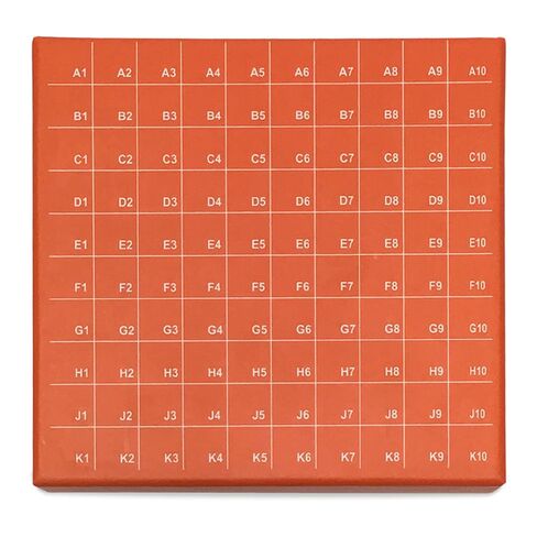 MTC Bio R2781-A Cardboard Freezer Box with Attached Hinged Lid, 81-Place, Assorted Colors, Pack of 5 in Saudi Arabia