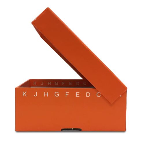 MTC Bio R2781-A Cardboard Freezer Box with Attached Hinged Lid, 81-Place, Assorted Colors, Pack of 5 in Saudi Arabia