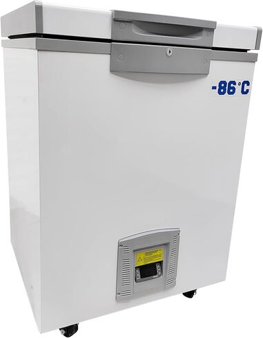 صندوق تخزين بدرجة حرارة منخفضة للغاية -86 درجة مئوية، ثلاجة مختبر سعة 28 لترًا، تحكم رقمي في درجة الحرارة، بطانة من الفولاذ المقاوم للصدأ 304 للمأكولات البحرية، العينات البيولوجية، المختبرات in Kuwait