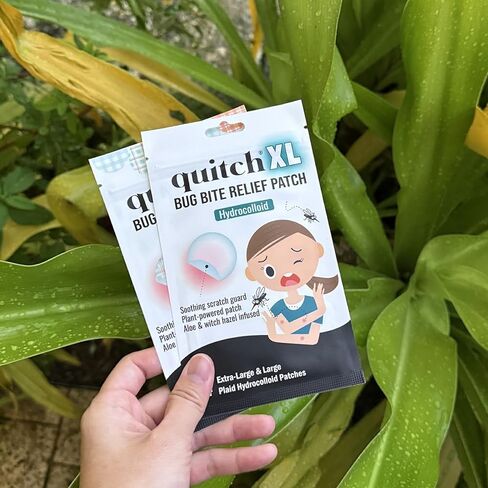 رقعة تخفيف حكة البعوض من Quitch XL للأطفال، رقعة لدغة الحشرات، أساسيات السفر الصيفية، بديل كريم مضاد للحكة للبعوض، أساسيات المخيم الصيفي لتخفيف الحكة، أساسيات التخييم in Kuwait