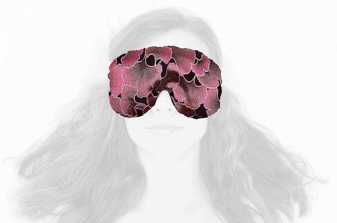 Handmade Weighted Sleep Eye Mask Yoga Pillow - Flax Seed Fill - Lavender Scented - Spring Green - TEMFL-SG in Kuwait