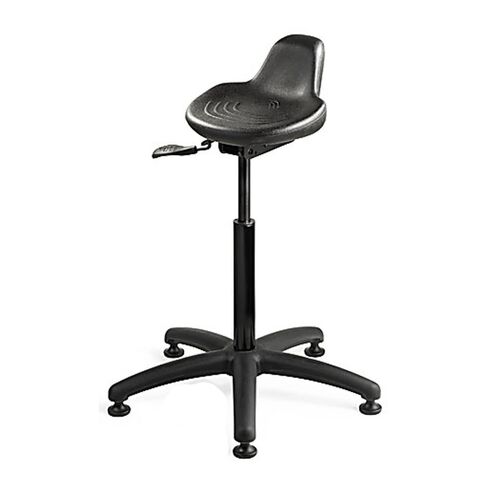 3505 حامل الجلوس مع انزلاقات الفطر، قاعدة بلاستيكية معززة 5 نجوم، تعديل الارتفاع من 22 بوصة إلى 32 بوصة in Kuwait