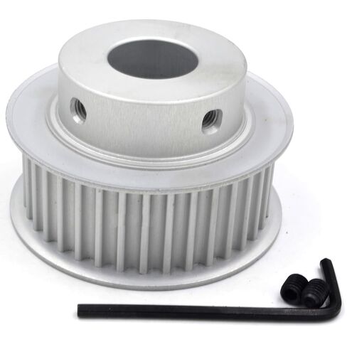 32 34 Teeth HTD 5M Timing Pulley BF Bore 8/10/12/14/15/16/17/18/19/20/22/24/30mm for HTD5M Belt Width 15/20/25mm 32T 34T(24mm-(BF Shape),34 Teeth,20mm W) in Kuwait