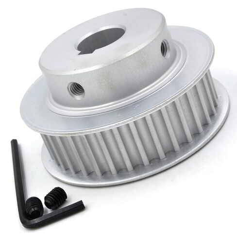 32 34 Teeth HTD 5M Timing Pulley BF Bore 8/10/12/14/15/16/17/18/19/20/22/24/30mm for HTD5M Belt Width 15/20/25mm 32T 34T(24mm-(BF Shape),34 Teeth,20mm W) in Kuwait