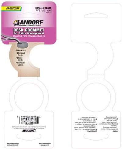 Jandorf Specialty Hardw Grommet Desk Met Slvr 1-1/2In 61615 in Saudi Arabia