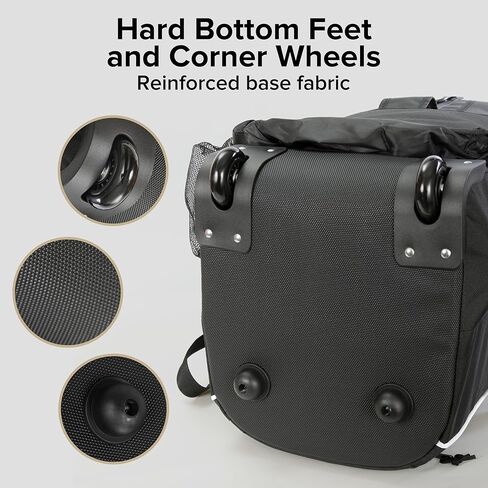 Catchers Gear Bag with Wheels, Large Rolling Baseball Equipment Bag for Helmet, Bats, Cleats and Catcher Gear, Durable Polyester for Youth and Adults, Black in Kuwait