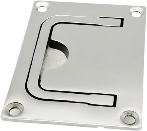 Handle 304 Stainless Steel Square Pull Ring, Handle, Floor Lock, Floor Buckle, Marine RV Hardware, Yacht Accessories(Large-96-69) in Kuwait