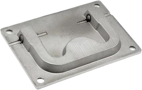 Handle 304 Stainless Steel Square Pull Ring, Handle, Floor Lock, Floor Buckle, Marine RV Hardware, Yacht Accessories(Large-96-69) in Kuwait