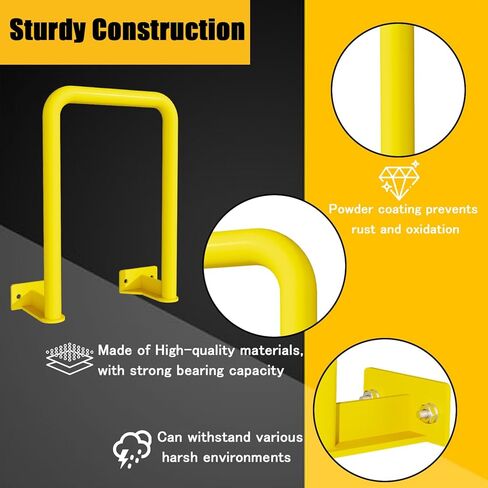 Safety Extension Handle for Roof Access Hatch Door, Rugged, Ensures Secure Grip, Keeps People Safe, with Mounting Screws, 2 Pcs in Kuwait