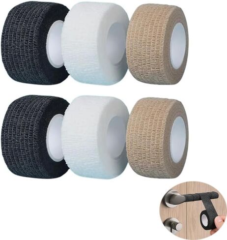 6 Pack Door Handle Coves Grip Non-Slip Anti-Scald Front Door Lock Handle Protector Wraps for Commercial Door Handles Grill Handle Griddle Handles Hot Grab Bar Cold Hand Rail Door Lock Levers in Saudi Arabia
