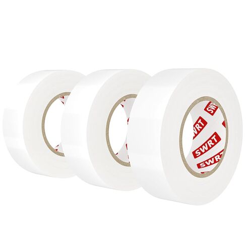 SWRT 0.7 in x 66 FT White Electrical Tape Waterproof, 3 Pack High Temp Electric Tape Under 600V for All Weather - UV Protection - Flame Retardant in Saudi Arabia