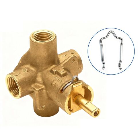 Shower Retainer Clip, Stainless Steel Retainer Clip Compatible with Moen 96914 Valve Core Replacement Parts for Moen One Handle Tub Shower Valves, Compatible with Faucet Value(10pcs) in Saudi Arabia