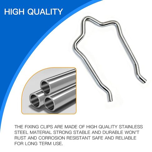 Shower Retainer Clip, Stainless Steel Retainer Clip Compatible with Moen 96914 Valve Core Replacement Parts for Moen One Handle Tub Shower Valves, Compatible with Faucet Value(10pcs) in Saudi Arabia