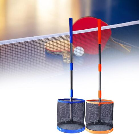 Table Tennis Picker Pick Collector Large Capacity Bucket Adjustable Ping Pong Ball Picker Collector in Kuwait