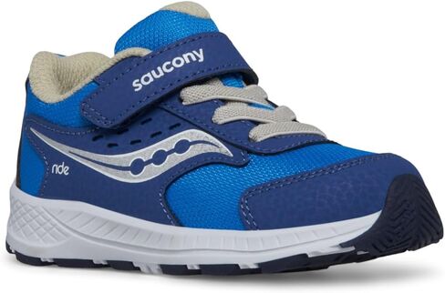 Saucony Kids (Vida) Kids Ride JR. Sneaker, Purple/Turq, 10 US Unisex Toddler in Saudi Arabia
