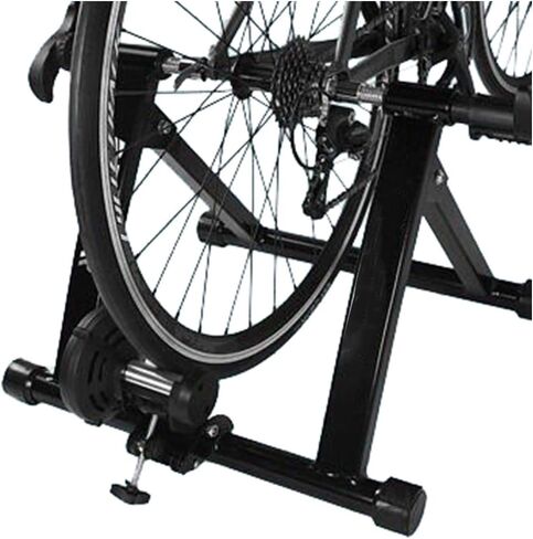 FHUILI Bicycle Turbo Trainer - Indoor Bike Trainer Stand - Stationary Exercise Trainer Stand - Fit 20-22" Mountain & Road Bicycle Support,A in Kuwait