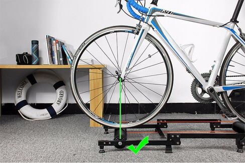 DIYTuning Bike Rollers Adjustable Bike Trainer Stand Foldable Indoor Home Cycling Rack Mountain Bicycle Roller with Resistance for MTB Road Bike Exercise Fitness in Saudi Arabia