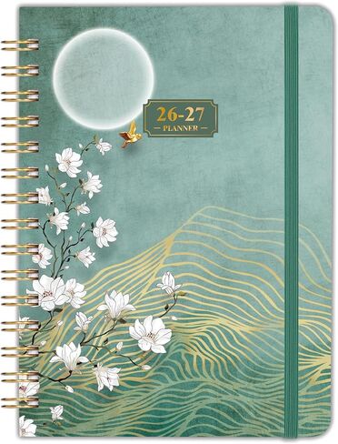 2026 مخطط - يناير. 2026 - ديسمبر. 2026 ، 2026 Planner Weekly and Monthly ، مخطط تقويمي 2026 ، مخطط أسبوعي وشهري مع علامات تبويب ملونة ، ورق متميز ، ملزمة مزدوجة - غلاف (6.4 "× 8.5" ، الأخضر ، الجيب الخلفي) in Kuwait