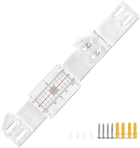 CM-04 جهاز مراقبة شقوق الخرسانة، شفاف، أسود/أحمر، علامات التخرج 0 مم (قطعتان) in Kuwait
