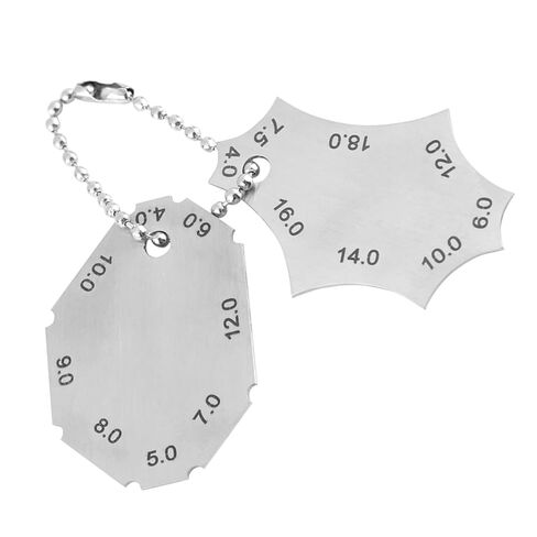 Fillet Weld Tee Joint Welding Gauge, Two Piece Measure Gauge, Wear and Scratch Resist, Portable Stainless Steel Ruler for Welding Work, Clear Reading, Easy to Carry and Use in Saudi Arabia