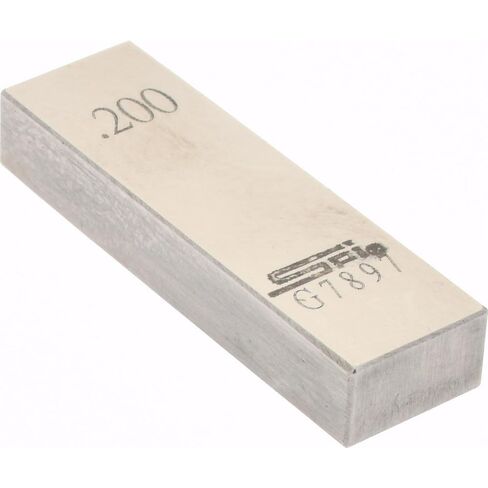 SPI Rectangle Steel Gage Block, 0.2 Inch, Grade 0, NIST Certified in Saudi Arabia