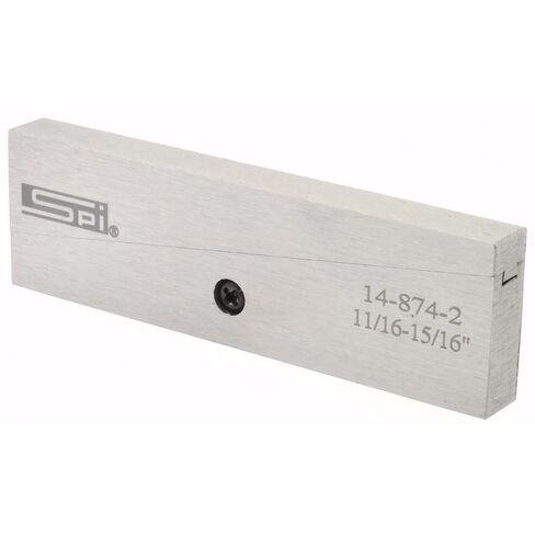 SPI Adjustable Parallel, 11/16 to 15/16 Inch Range, 2-11/16 Inch Long, 9/32 Inch Thick, Part #14-874-2 in Saudi Arabia