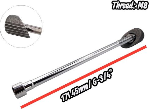 CYCLEZ Quill Stem Expander Bolt & Wedge Nut Set 22.2mm Designed for 1" Threaded Forks – 6-3/4" Hex Bolt - OEM Replacement for Road, Cruiser, Hybrid, BMX Bikes in Kuwait