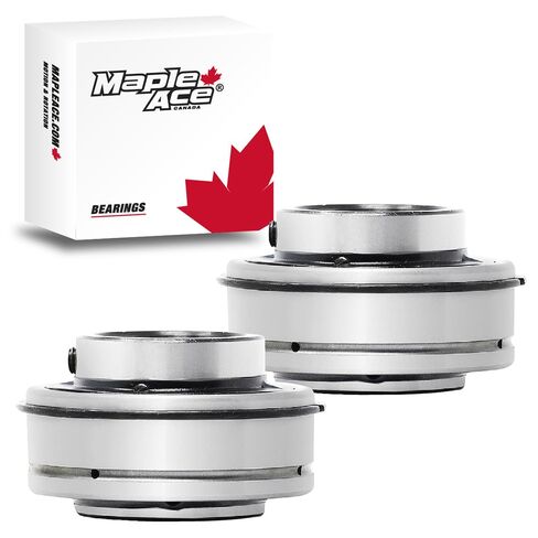 MAPLE ACE SER207-22, ER22 Insert Bearing 1-3/8" Bore, Cylindrical OD with Snap Ring and Set Screws (Qty 2) in Saudi Arabia