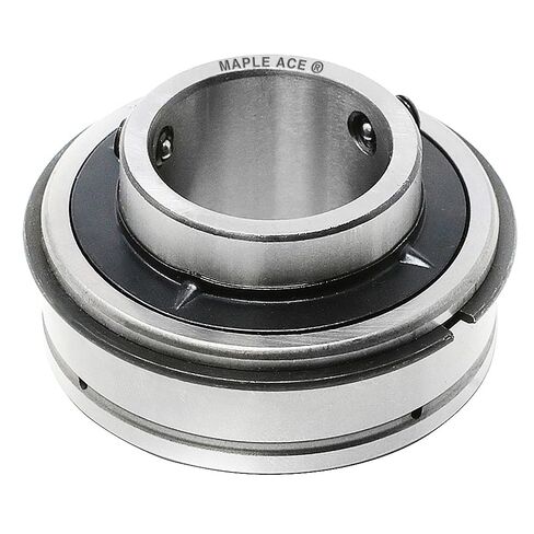 MAPLE ACE SER207-22, ER22 Insert Bearing 1-3/8" Bore, Cylindrical OD with Snap Ring and Set Screws (Qty 2) in Saudi Arabia
