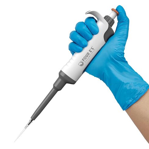 4E's USA 1-10ml Fully Autoclavable Pipette, Single-Channel Adjustable Volume Micropipette, Laboratory ISO Calibrated Pipettor, Low Plunger-Force and Easy Calibrate Operation in Kuwait