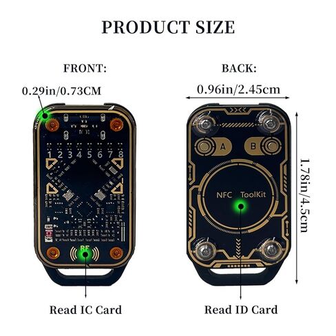 RFID Reader Writer (Full Function RFID Emulator RFID Writer Copier Smart Card Duplicator Multiple ID IC Cards Replacement Convenient RFID Key Fob Solution for Access Control Systems) in Kuwait