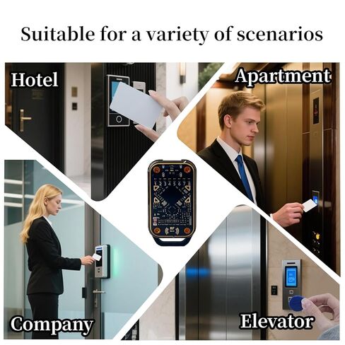 RFID Reader Writer (Full Function RFID Emulator RFID Writer Copier Smart Card Duplicator Multiple ID IC Cards Replacement Convenient RFID Key Fob Solution for Access Control Systems) in Kuwait