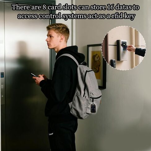 RFID Reader Writer (Full Function RFID Emulator RFID Writer Copier Smart Card Duplicator Multiple ID IC Cards Replacement Convenient RFID Key Fob Solution for Access Control Systems) in Kuwait