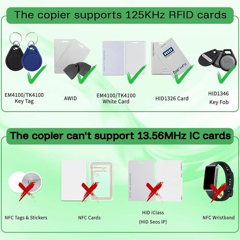 ناسخة معرف محمولة 125 كيلو هرتز قارئ رفيد الكاتب الناسخات ناسخات رفيد المحمولة المستخدمة ل T5577 أو EM4305 + 10 قطعة فارغة T5577 Keyfobs in Kuwait