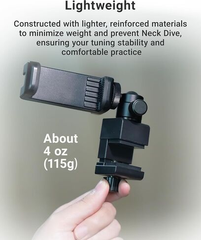 حامل هاتف الجيتار (مستقر، خفيف الوزن) حامل رأس لتسجيل الفيديو، ملحقات الموسيقى الورقية الرقمية للجيتار/الجيتار الكهربائي/الباس | أورلنك GM1 in Kuwait